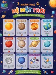 Poster Học Liệu Mầm Non Giáo Dục Cho Bé