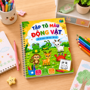 Bộ tranh tô màu sáng tạo phát triển tư duy cho bé