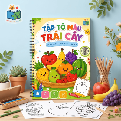 Tập tô màu trái cây