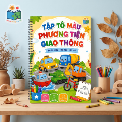 Tập tô màu phương tiện giao thông