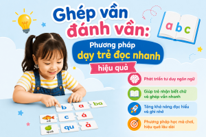 Ghép vần đánh vần: Phương pháp dạy trẻ đọc nhanh hiệu quả