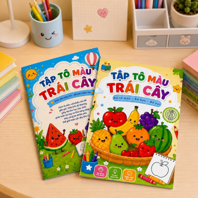 Tập tô màu trái cây