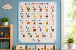 Học Liệu Mầm Non Bảng Chữ Cái Cho Bé